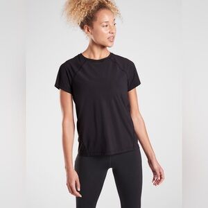 Women's Black Athletic Top